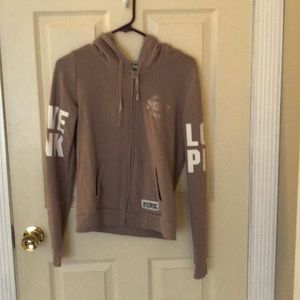 Pink Brand Hoodie (Nude pink)